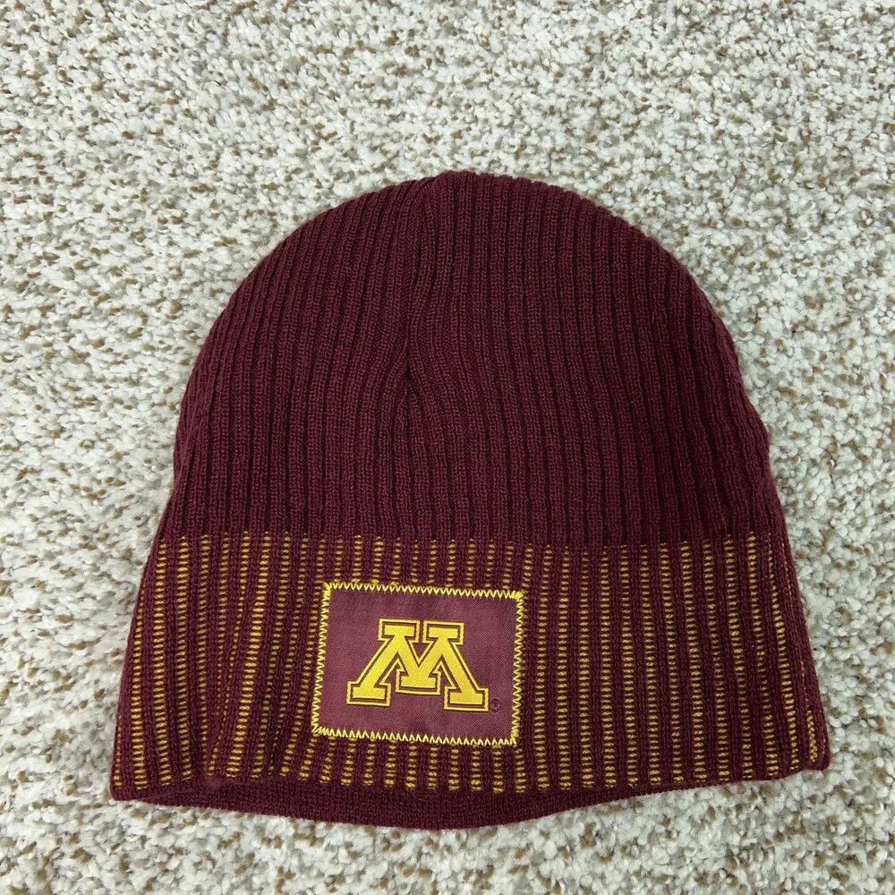 Minnesota Golden Gophers‎ Hat Cap Knit Beanie Snap Back NCAA Football Nike Mens